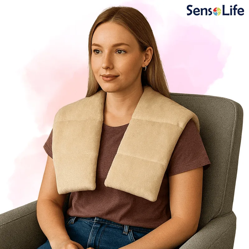 Gewichtetes Nacken- und Schulterkissen